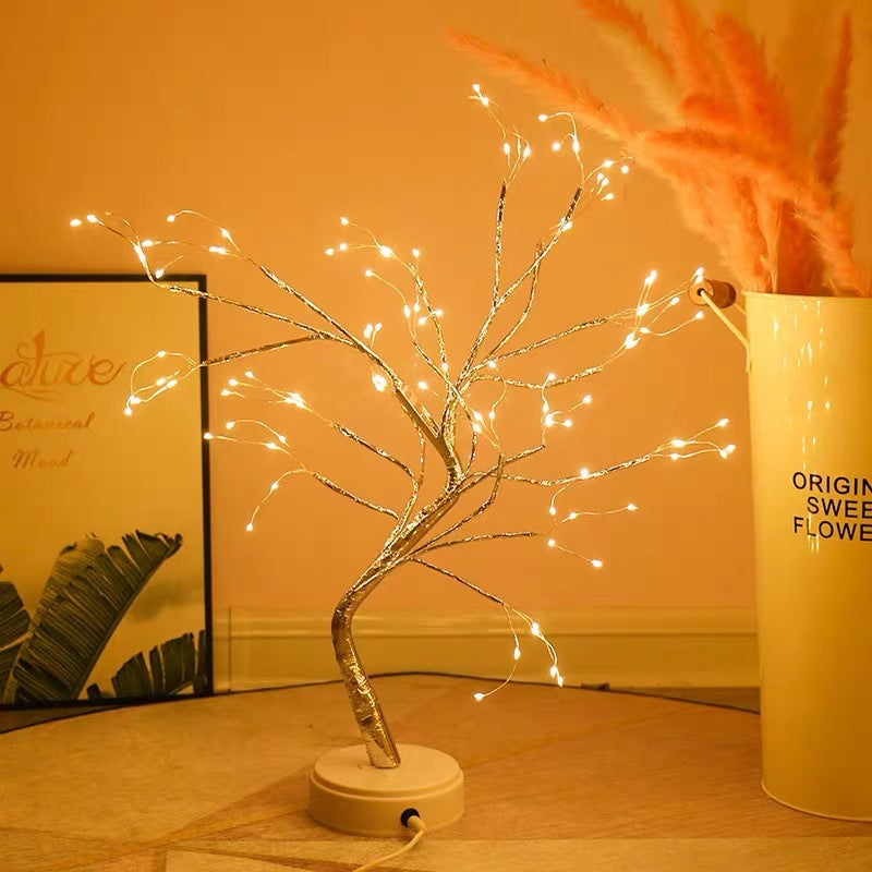 Tabletop Bonsai Tree Lamp