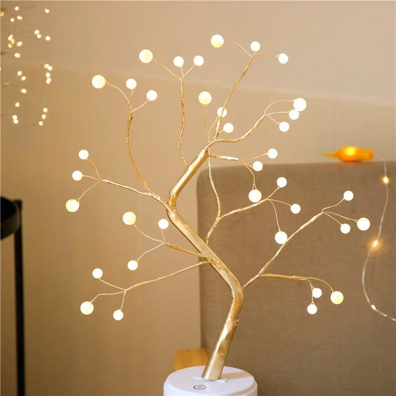 Tabletop Bonsai Tree Lamp