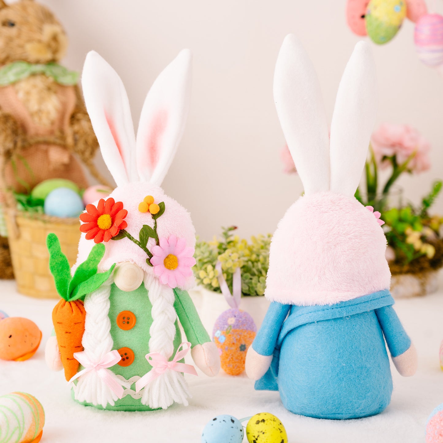 Faceless Gnome Rabbit Dolls