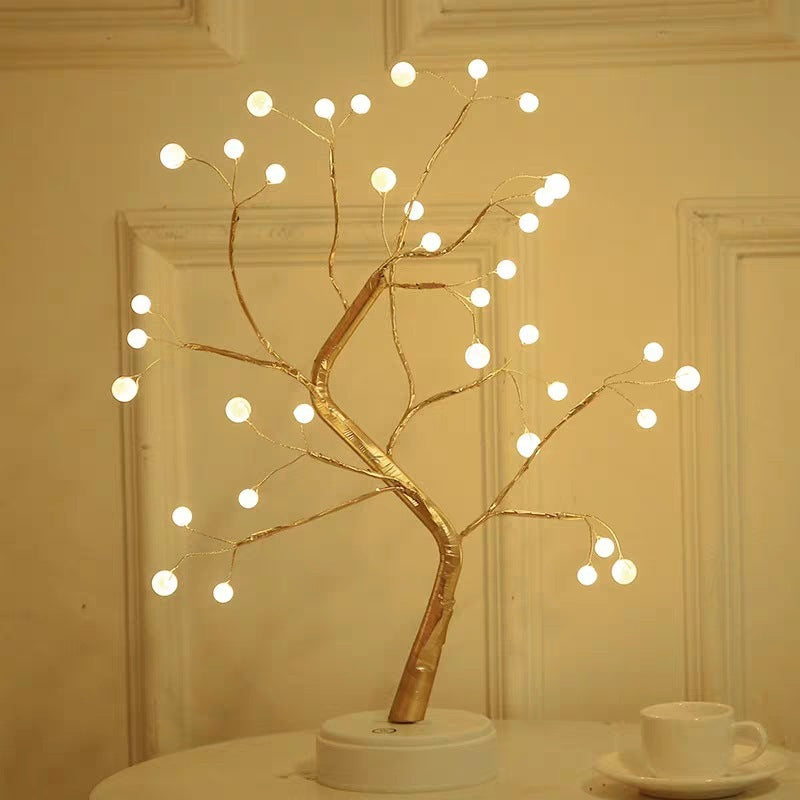Tabletop Bonsai Tree Lamp