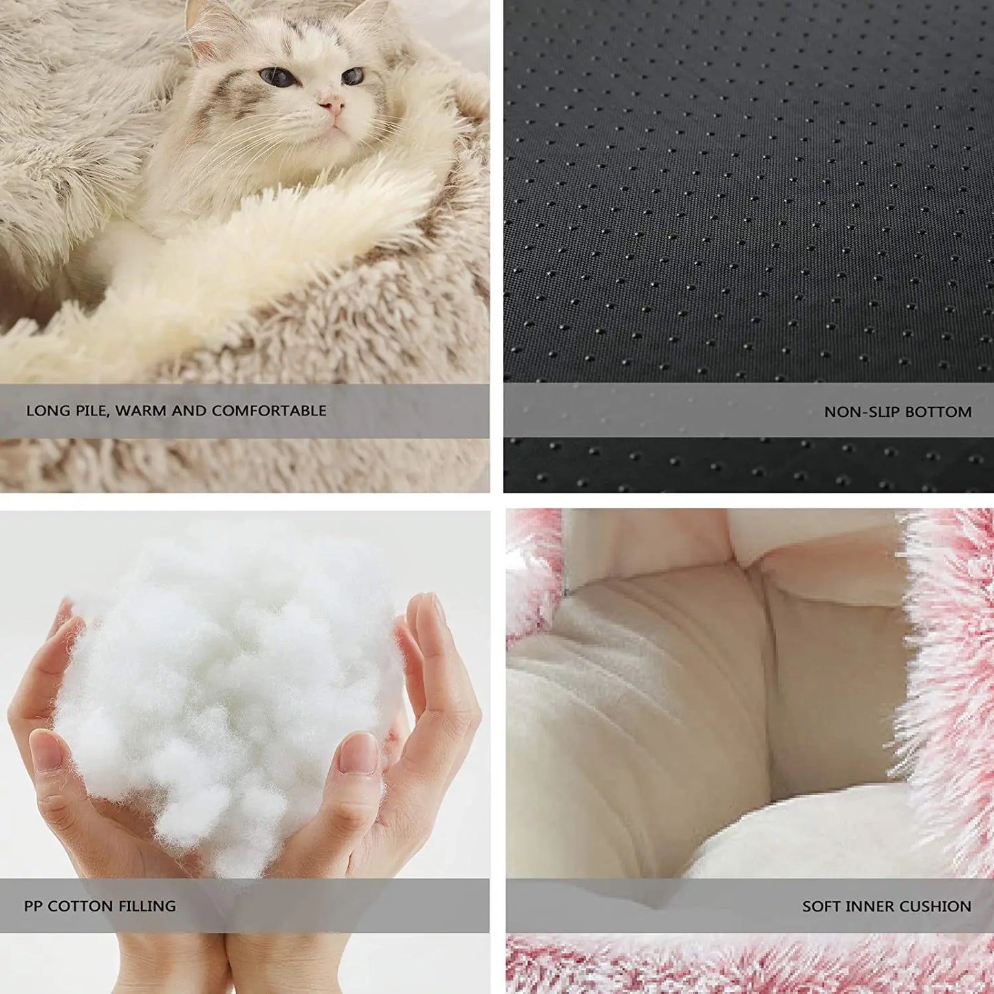 Plush Purrfection Pet Bed
