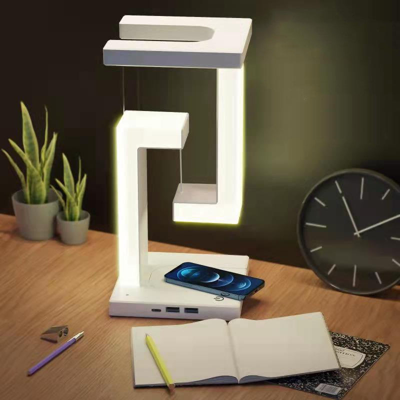 Wireless Charging Levitating LED Desk Lamp