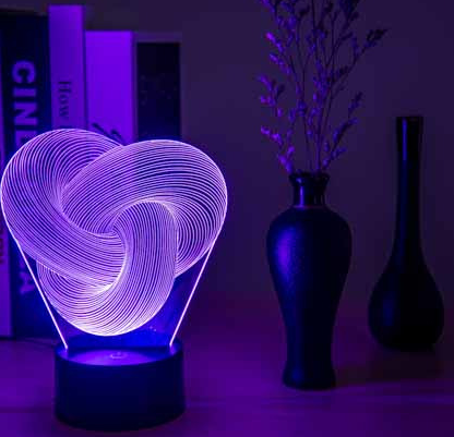 Twist Abstract LED Lamp