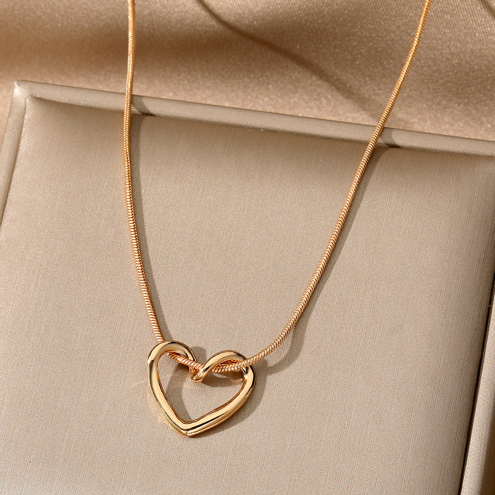 Hollow Heart Necklace