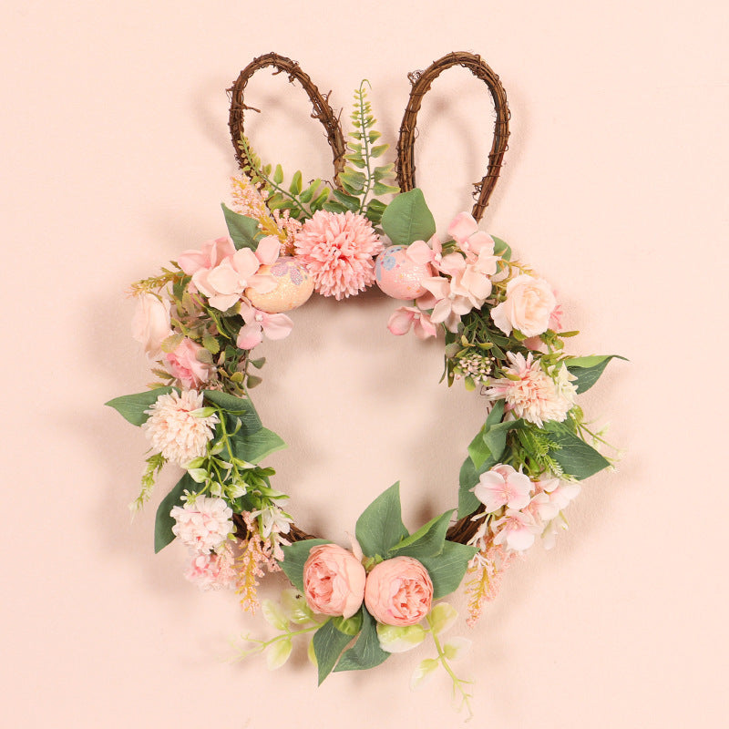 Chrysanthemum Rabbit Wreath