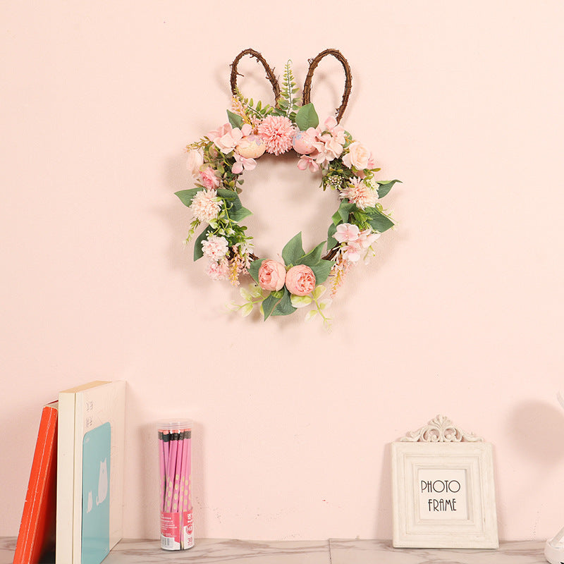 Chrysanthemum Rabbit Wreath