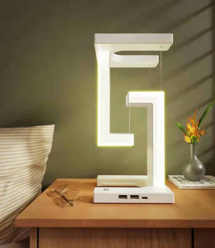 Wireless Charging Levitating LED Desk Lamp
