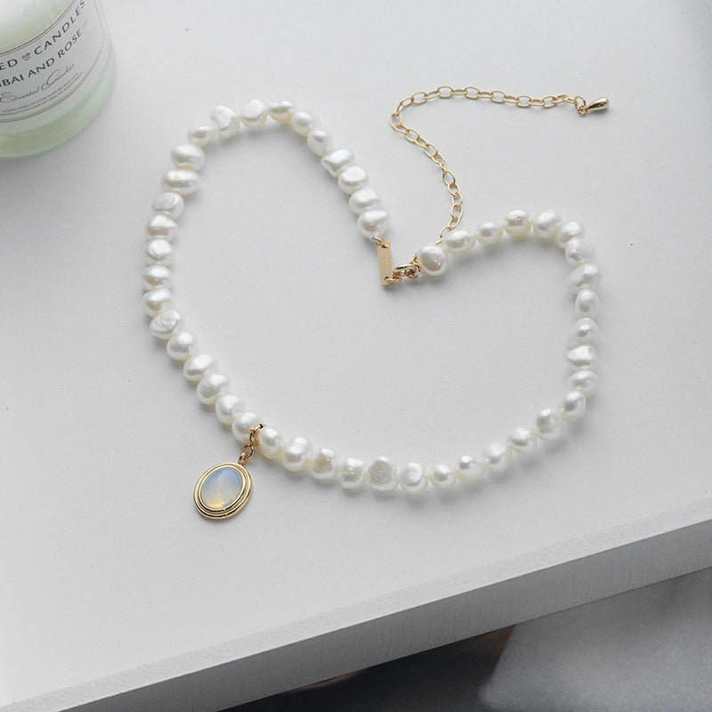 Radiant Pearl Circlet Necklace