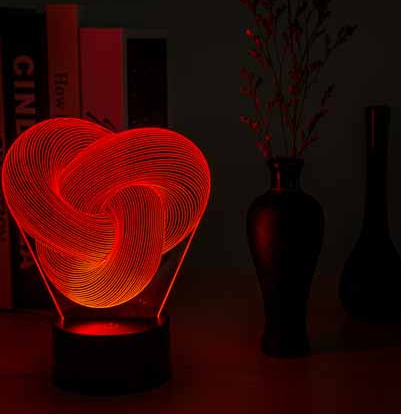 Twist Abstract LED Lamp