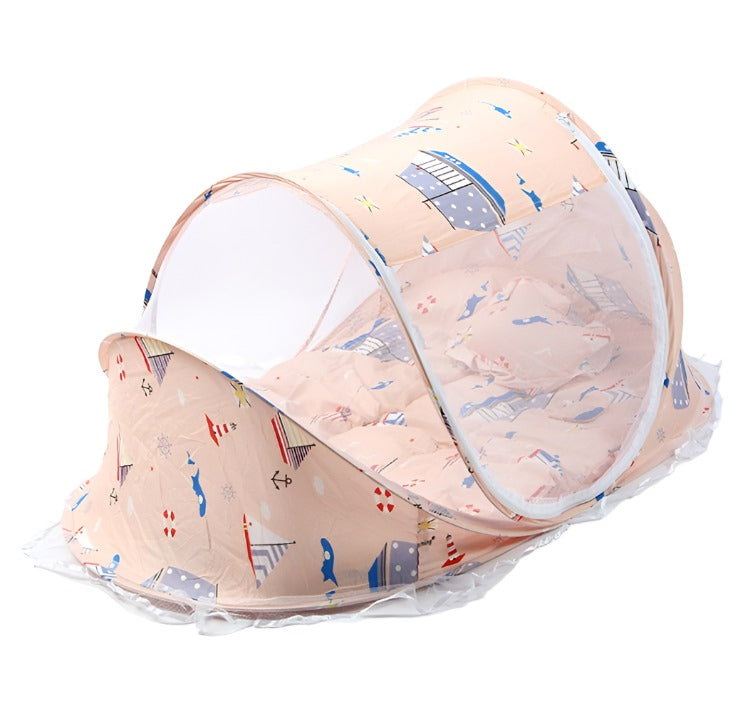 Foldable Baby Bed Net With Pillow