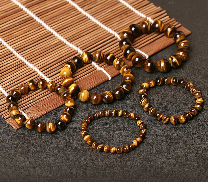 Natural Tiger's Eye Stone Bracelet