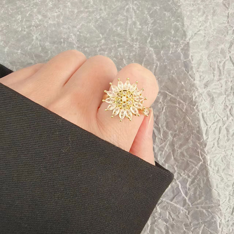 Spinning Flower Ring
