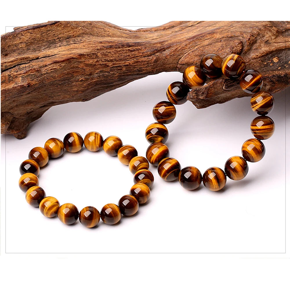 Natural Tiger's Eye Stone Bracelet