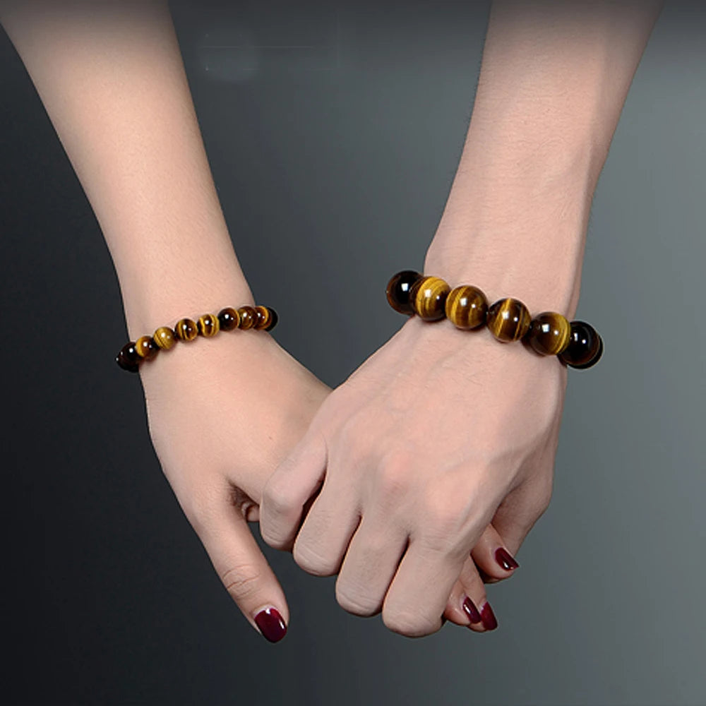 Natural Tiger's Eye Stone Bracelet