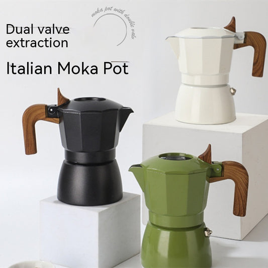 Double Valve Moka Pot