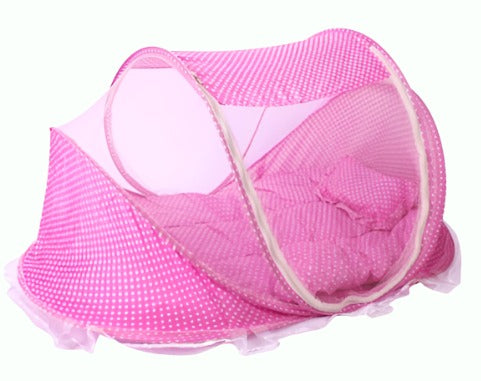 Foldable Baby Bed Net With Pillow