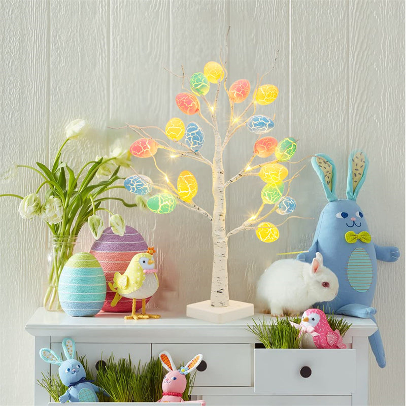 Easter Egg LED Light Birch Tree